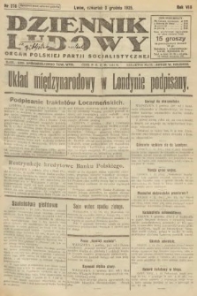 Dziennik Ludowy : organ Polskiej Partji Socjalistycznej. 1925, nr 278