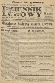 Dziennik Ludowy : organ Polskiej Partji Socjalistycznej. 1925, nr 297