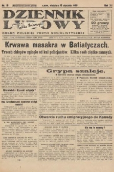 Dziennik Ludowy : organ Polskiej Partji Socjalistycznej. 1929, nr 10