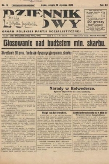 Dziennik Ludowy : organ Polskiej Partji Socjalistycznej. 1929, nr 15