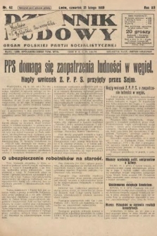 Dziennik Ludowy : organ Polskiej Partji Socjalistycznej. 1929, nr 42