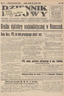 Dziennik Ludowy : organ Polskiej Partji Socjalistycznej. 1929, nr 47
