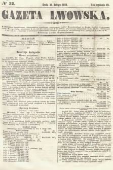 Gazeta Lwowska. 1858, nr 32