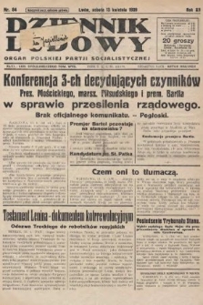 Dziennik Ludowy : organ Polskiej Partji Socjalistycznej. 1929, nr 84