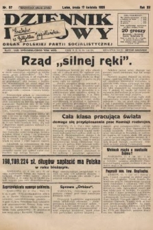 Dziennik Ludowy : organ Polskiej Partji Socjalistycznej. 1929, nr 87
