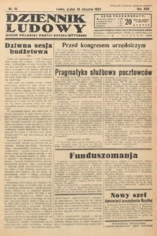 Dziennik Ludowy : organ Polskiej Partji Socjalistycznej. 1934, nr 14