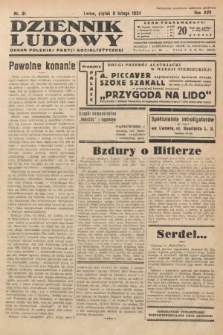 Dziennik Ludowy : organ Polskiej Partji Socjalistycznej. 1934, nr 31