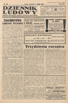 Dziennik Ludowy : organ Polskiej Partji Socjalistycznej. 1934, nr 33