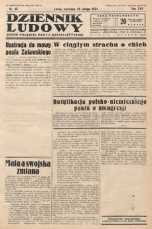 Dziennik Ludowy : organ Polskiej Partji Socjalistycznej. 1934, nr 45