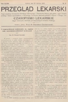 Przegląd Lekarski oraz Czasopismo Lekarskie. 1909, nr 4