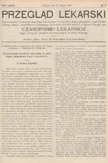 Przegląd Lekarski oraz Czasopismo Lekarskie. 1909, nr 9