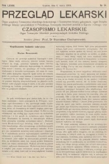 Przegląd Lekarski oraz Czasopismo Lekarskie. 1909, nr 10