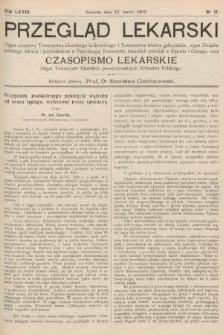 Przegląd Lekarski oraz Czasopismo Lekarskie. 1909, nr 11