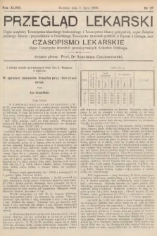 Przegląd Lekarski oraz Czasopismo Lekarskie. 1909, nr 27
