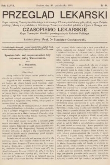 Przegląd Lekarski oraz Czasopismo Lekarskie. 1909, nr 44