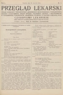 Przegląd Lekarski oraz Czasopismo Lekarskie. 1911, nr 3