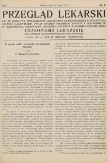 Przegląd Lekarski oraz Czasopismo Lekarskie. 1911, nr 8