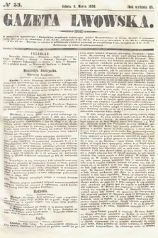Gazeta Lwowska. 1858, nr 53