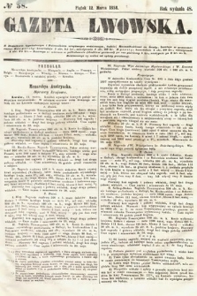 Gazeta Lwowska. 1858, nr 58