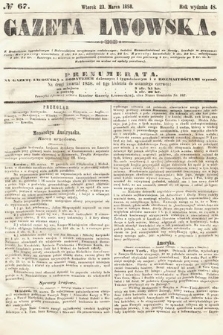 Gazeta Lwowska. 1858, nr 67