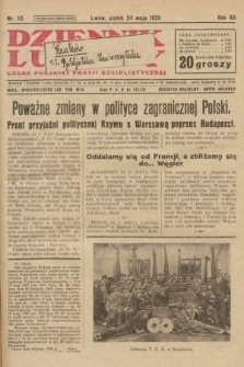 Dziennik Ludowy : organ Polskiej Partji Socjalistycznej. 1929, nr 115