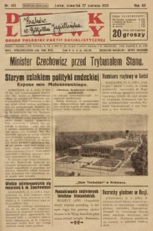Dziennik Ludowy : organ Polskiej Partji Socjalistycznej. 1929, nr 143
