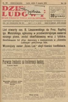 Dziennik Ludowy : organ Polskiej Partji Socjalistycznej. 1929, nr 180