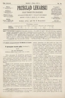 Przegląd Lekarski : organ Towarzystw Lekarskich Krakowskiego i Galicyjskiego. 1895, nr 10