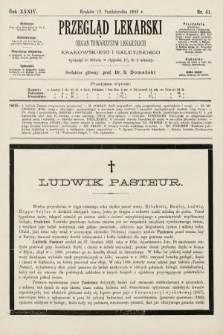 Przegląd Lekarski : organ Towarzystw Lekarskich Krakowskiego i Galicyjskiego. 1895, nr 41