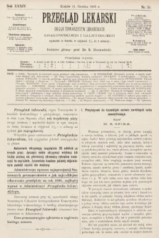 Przegląd Lekarski : organ Towarzystw Lekarskich Krakowskiego i Galicyjskiego. 1895, nr 51