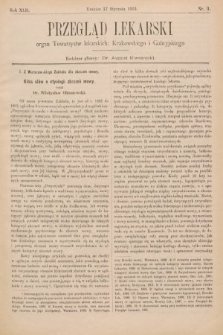 Przegląd Lekarski : organ Towarzystw lekarskich: Krakowskiego i Galicyjskiego. 1903, nr 3