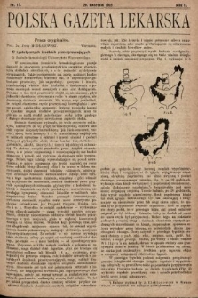 Polska Gazeta Lekarska. 1923, nr 17