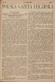 Polska Gazeta Lekarska. 1923, nr 33