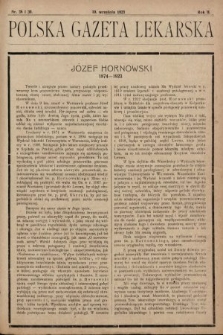 Polska Gazeta Lekarska. 1923, nr 38 i 39