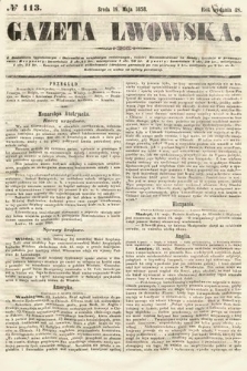 Gazeta Lwowska. 1858, nr 113