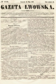 Gazeta Lwowska. 1858, nr 114