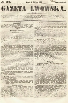 Gazeta Lwowska. 1858, nr 123