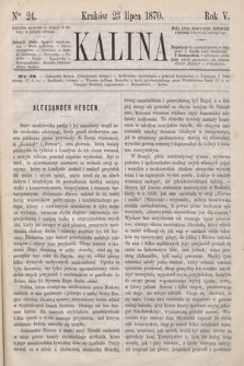 Kalina. 1870, nr 24