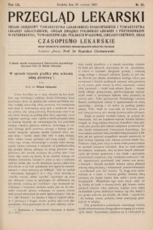 Przegląd Lekarski oraz Czasopismo Lekarskie. 1913, nr 26