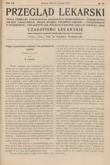 Przegląd Lekarski oraz Czasopismo Lekarskie. 1913, nr 34
