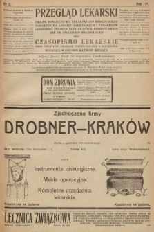 Przegląd Lekarski oraz Czasopismo Lekarskie. 1920, nr 2