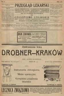 Przegląd Lekarski oraz Czasopismo Lekarskie. 1920, nr 3
