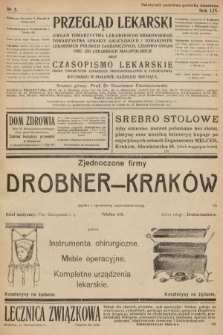 Przegląd Lekarski oraz Czasopismo Lekarskie. 1920, nr 5