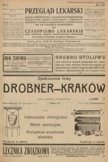 Przegląd Lekarski oraz Czasopismo Lekarskie. 1920, nr 6