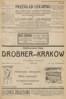 Przegląd Lekarski oraz Czasopismo Lekarskie. 1920, nr 8