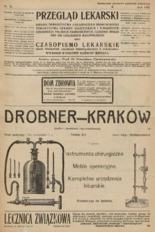 Przegląd Lekarski oraz Czasopismo Lekarskie. 1920, nr 11