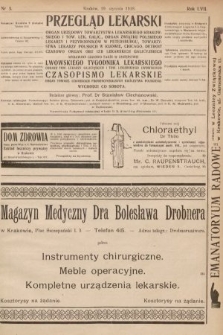 Przegląd Lekarski oraz Czasopismo Lekarskie. 1918, nr 3