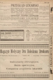Przegląd Lekarski oraz Czasopismo Lekarskie. 1918, nr 6