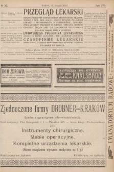 Przegląd Lekarski oraz Czasopismo Lekarskie. 1918, nr 32