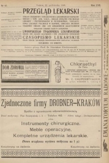 Przegląd Lekarski oraz Czasopismo Lekarskie. 1918, nr 41